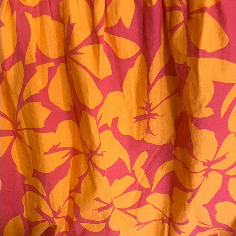 J. Crew Pink and Orange Floral Top - Picture 7 of 7